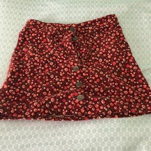 Super cute flowery skirt from forever 21